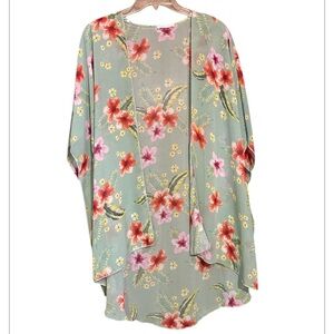 Floral Kimono Cardigan lightweight size large